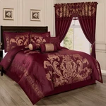 Chezmoi Collection Royale 7-PIECE Jacquard Floral Comforter Set Oversized Queen. Fixed Price $131.06.