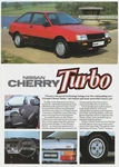 Nissan Cherry 1.5 Turbo 1983-84 Uk Market Single Sheet Sales Brochure. Fixed Price $32.20.