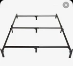 Amazonbasics AMZ-14BIBF-T Inch Metal Platform Bed Frame, Size Twin Black. Fixed Price $27.00.