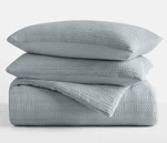 Ienjoy Home Gray Waffle Textured 2-PIECE Comforter Set Size Twin/twin Xl. Fixed Price $39.99.