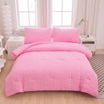 Pink Comforter Set Queen Size Bag 5 Piece Bedding. Fixed Price $59.26.