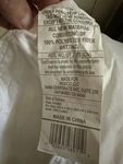 Keeco King Comforter White 100X92IN 100% Cotton Shell Polyester Fill. Fixed Price $100.00.
