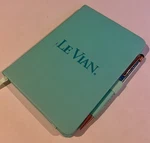 Vian Notebook & Pen Set Turquoise Elegant Gift Minor Flaw On Back Cover. Fixed Price $35.00.