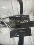Vera Wang Cotton Blanket White King. Fixed Price $70.00.