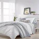 Chf Solid Ogee Microsculpt Comforter Sham Set, King, White. Fixed Price $37.43.