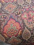 Raymond Waites Brown Paisley Queen Size Comforter. Fixed Price $115.00.