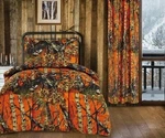 Twin 1 Pc Orange Camo Woods Comforter (no Sheets). Fixed Price $54.50.