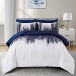 Abstract Ombre Brushstroke Comforter Set Bedding Twin Full Queen King Cal. Fixed Price $54.86.
