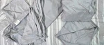 Queen In Bag 7-PIECE Complete Bedroom Set White Grey Comforter Sheets New. Fixed Price $44.00.