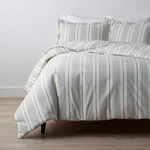 The Company Store Cotton Percale Duvet Cover Stripes Plaids Classic Cool Bedding. Fixed Price $71.60.