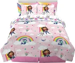 Gabby's Dollhouse Kids Full Size Bedding, 7 Piece Super Soft Cozy Reversible Com. Fixed Price $141.99.
