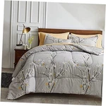 Bed In Bag Pieces Size Tan Grey Tree QUEEN-7 Gray Branch. Fixed Price $70.18.
