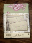 Wicked: For Good X Katie Kime Full Size 4-PC Bed Sheet Set Green & Pink New. Fixed Price $55.00.