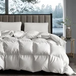 Hotel Grand White Down Fiber Comforter Queen, Extra Warmth Fluffy Goose.... Fixed Price $213.08.