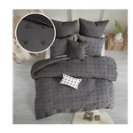 Urban Habitat Full/queen Comforter Set Gray White Cotton 7PC W/shams & Pillows. Fixed Price $28.00.