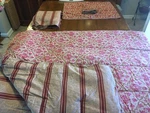 Ralph Lauren Reversible Langham Briarleigh Queen/full Comforter, Skirt, 2 Shams. Fixed Price $275.00.