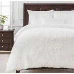 Chanasya Fuzzy Faux Long Fur Duvet Cover Set 3-PIECE. Fixed Price $50.99.