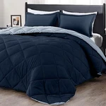Set - And Comforter, Soft Bedding Twin Blue/sapphire. Fixed Price $58.53.
