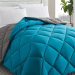 Cosybay Down Alternative Comforter (algiers King, Blue/dark Grey. Fixed Price $63.99.
