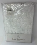 Yves Delorme Triomphe White Quilted Scalloped Edge Pillow Sham 19X22" One. Fixed Price $49.99.