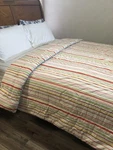 Vtg Ralph Lauren Harbor View Striped Queen Full Comforter 88X94 Multicolor. Fixed Price $125.00.