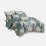Ink & Ivy Blue Alpine Chevron Stripe Reversible Comforter Set 3PC Full/queen. Fixed Price $58.59.