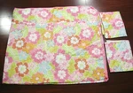 3 Pieces Set Victoria Classics Full Quilt Floral Bedding Cover 2 Pillow Sham. Fixed Price $19.99.