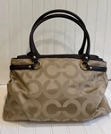 Coach Purse K1220-22344 X 9 Tan/ Light Brown. Fixed Price $75.00.
