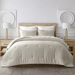 Evergrace 3-PIECE Microfiber Comforter Set. Queen Size. Ivory. Fixed Price $65.03.