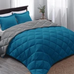 Basic Beyond California King Comforter Set, Algiers Blue/charcoal Gray. Fixed Price $56.82.
