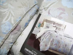 Martha Stewart Faded Floral Queen Comforter Sheet Set Sham Pillow Throw 14. Fixed Price $76.00.