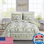 Dobuyly 7-PIECE Floral Queen Comforter Set Sage Green Bed In Bag. Fixed Price $85.06.