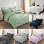 7 Piece Comforter Bag All Season Reversible Bedding Sets Queen Gray. Fixed Price $41.99.
