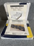 Michigan Wolverines Twin Sheet Set W/ Skirt Ncaa College Dorm Bedding Decor. Fixed Price $39.99.