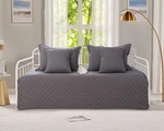 5-PIECE Daybed Cover Gray,twin Cozy Bedding Sets 39X75, Dark. Fixed Price $57.11.
