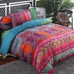 Bohemian Comforter Set Queen, Ultra Soft Microfiber Reversible Boho Alternative. Fixed Price $60.99.