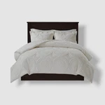 Madison Park White Arya Comforter Mini 3-PIECE Set, King/cal Size. Fixed Price $97.20.