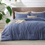 Bedsure Size Comforter Set - Infinity Blue Soft King, 21. Fixed Price $100.89.