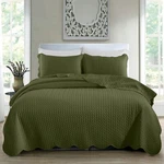 Luxury Bedspread Bedding Set 3 Piece Quilted Coverlet Throw Queen King Size. Fixed Price $24.29.