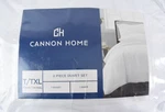 Cannon Home 2 Piece Duvet Set New Twin Xl White Bedding. Fixed Price $23.79.