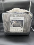Hallmart Collectibles 12PC Queen Nylah Jacquard Bedding Set Brown. Fixed Price $100.00.