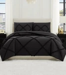 Juicy Couture Diamond Ruffle Reversible Full/queen Comforter Set Black Nwt. Fixed Price $104.99.