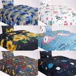 1 Comforter Flat Fitted Sheet Case Sham Decorative Pillow Twin Kids. Fixed Price $32.30.