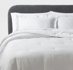Threshold Full/queen Luxe Embroidered Border Cotton Duvet Set, New. Fixed Price $51.99.
