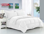 Elegant Comfort Wrinkle Resistant Silky Soft Dobby Stripe Bed-in-a-bag 8-PIECE. Fixed Price $62.74.