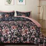 Dobuyly Black Comforter Set King Size 7 Piece Floral Bedding. Fixed Price $74.12.