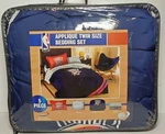 Oklahoma City Thunder Nba Twin Bedding Set 64" X 86" Comforter, Sham, Sheets New. Fixed Price $45.81.