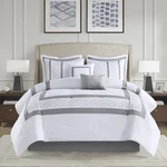 8 Piece Embroidered Comforter Set. Fixed Price $149.95.