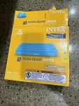 Twin Cozy Kidz Bright And Fun-colored Inflatable Air Mattress With Carry Bag Blu. Fixed Price $19.99.