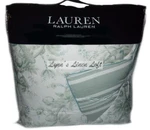 Ralph Lauren Julianne Sage Toile 3P Full/ Queen Comforter Shams Set $335 Stripe. Fixed Price $147.99.